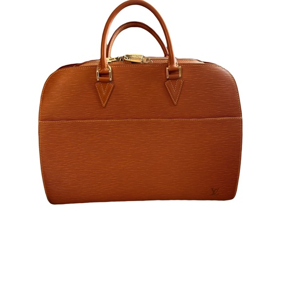 Louis Vuitton Sorbonne Camel Leather Bag comes lock & Key with COA and dust bag - Picture 1 of 15